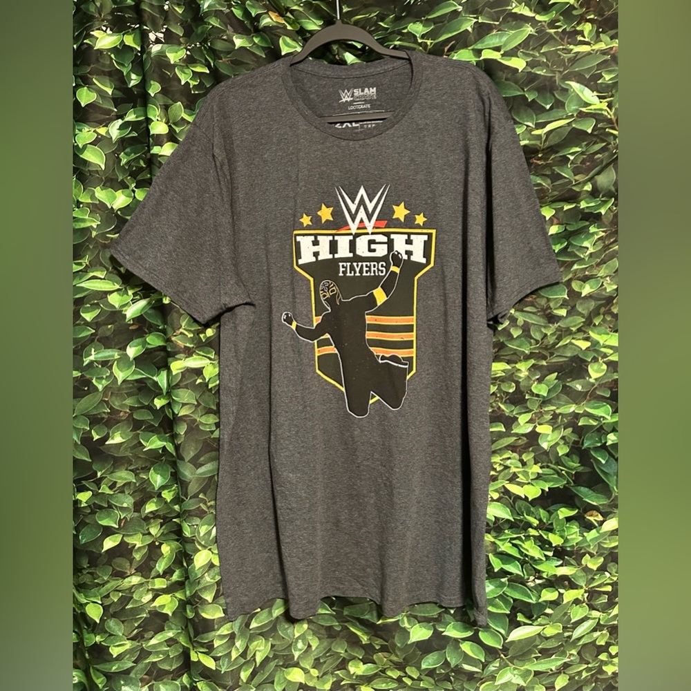 WWE High Flyers Slam Crate Loot Crate T Shirt Gray Mens 2XL